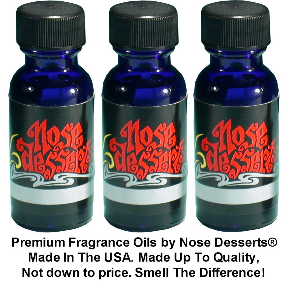 Aromatic Nose Desserts® Premium Scented Fragrance Oil, 3-pieces - 1/2-oz Bottles, Your Choice, FREE SHIPPING!