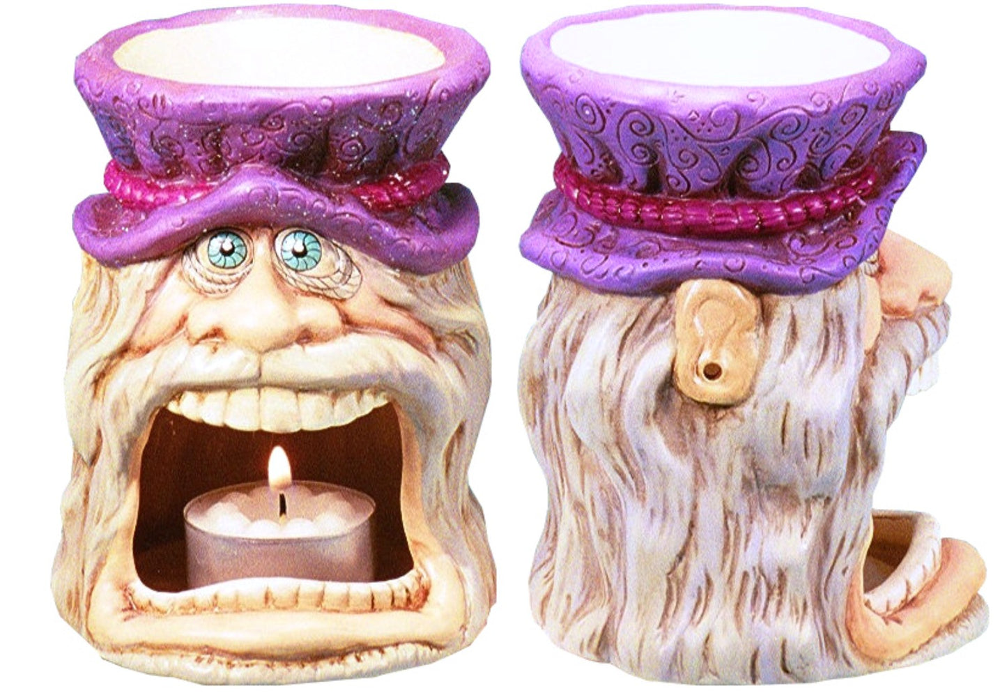 Hippie Dude Big Mouth Magic Wizard Fragrance Oil Diffuser Burner by Nose Desserts® USA, FREE SHIPPING!