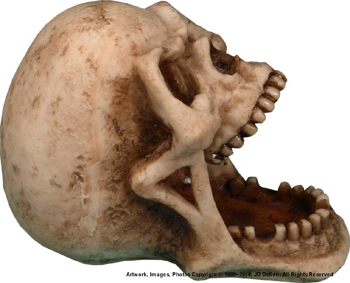 #0400-2894-05: Halloween Voodoo Demon Devil Vampire Human Skull - Open Mouth - Small Ashtray Candy Dish, FREE SHIPPING!