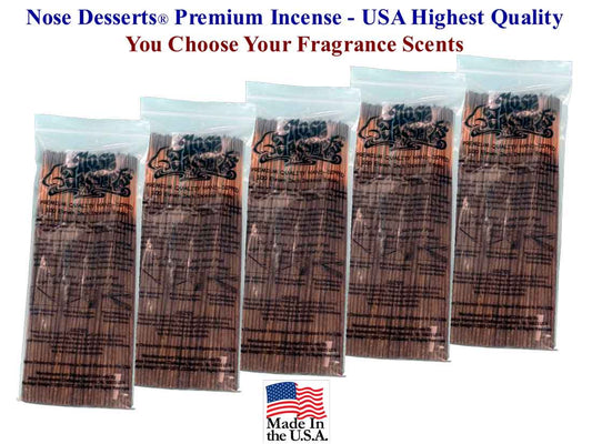#0400-0401~thru-0466: Aromatic Nose Desserts Premium Incense, 90~100-pcs, 11-inch Sticks, U-Choose Scent, Made in USA - FREE SHIPPING!