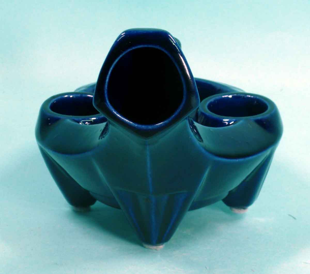 Classic Vintage Style 1978 STARSHIP ENTERPRISE Tobacco Bong Water pipe BLUE Ceramic Glass - FREE SHIPPING!