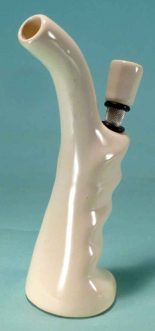 #0782: Classic Vintage 1970's Reproduction, Personal Smoker, Tobacco Bong Water Pipe Hookah Ceramic Glass  #0782 Series - FREE SHIPPING!