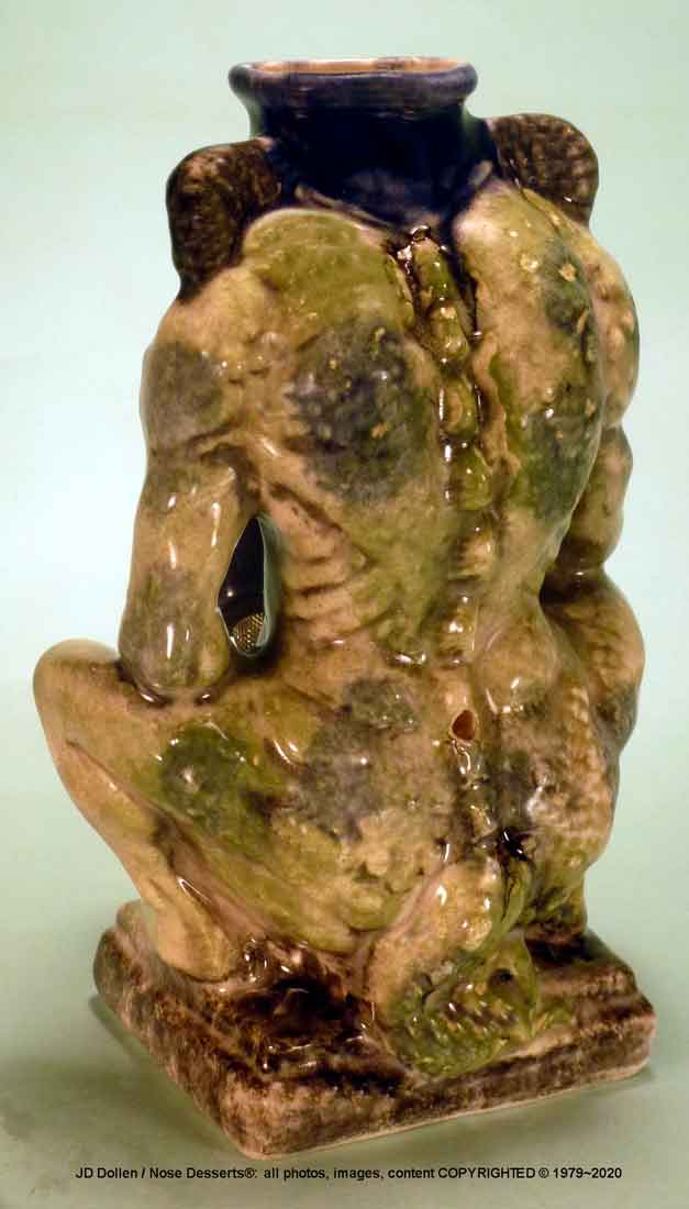 Classic Vintage Reproduction of Rumph Style, Demon Monster Fantasy Gremlin, Ceramic Glass Water Hookah Tobacco Bong Pipe - FREE SHIPPING!