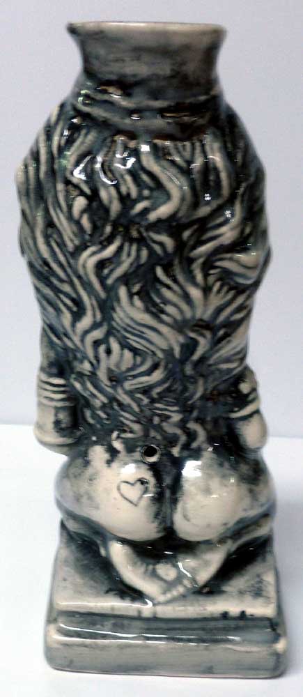 Classic Vintage Reproduction of 1970's Rumph Style Goddess Mona Sorceress, Ceramic Glass Tobacco Bong Water Pipe - FREE SHIPPING!