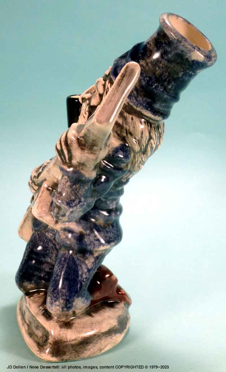 #1866: Classic Vintage 1970's Reproduction, Magic Wizard Rocking Guitar Sculpted Ceramic Glass Rumph Tobacco Bong Water Pipe - FREE SHIPPING!
