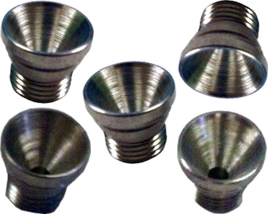 5-pc Aluminum Funnel 1 Hit Metal Bowl Part Tobacco Bong Water Pipe Ceramic Glass - FREE SHIPPING!