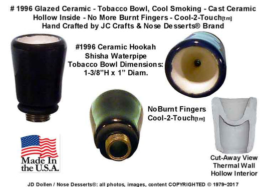 #1996: Aluminum Water-Pipe Parts Set-Up, with Jacpa Ceramic Bowl, Ceramic Glass Shisha Hookah Tobacco Bong Water Pipe Bowl, 5+ Hits, FREE SHIPPING!