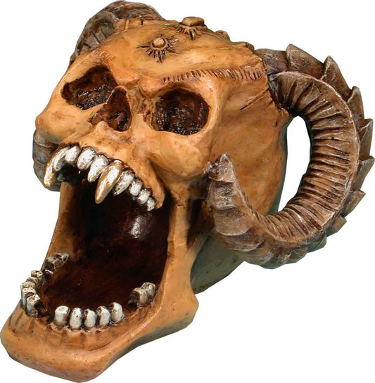 Halloween Voodoo Demon Devil Vampire Skeleton Skull Natural Bone Color - Open Mouth - Small Ashtray Candy Dish, FREE SHIPPING!