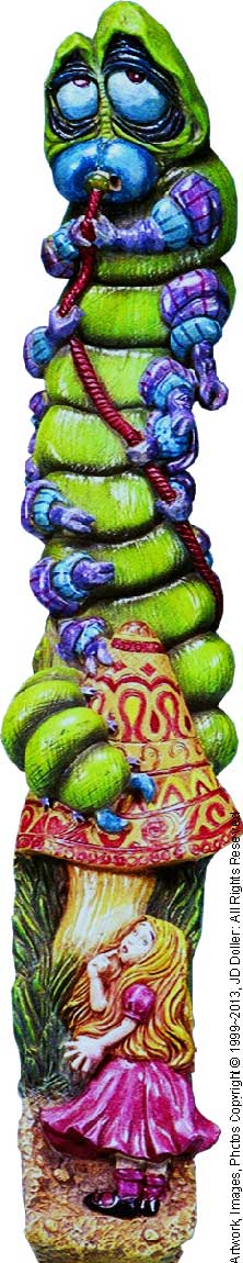 Alice’s Wonderland Stick Incense Ash-catcher Burner by Nose Desserts® USA