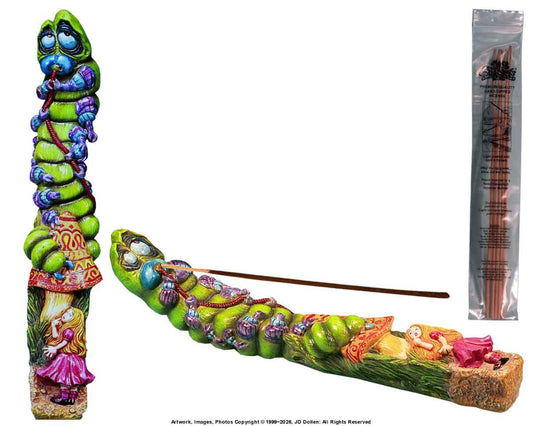 Alice’s Wonderland Stick Incense Ash-catcher Burner by Nose Desserts® USA