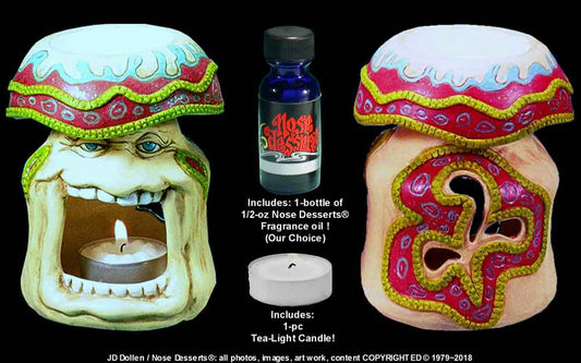 Magic MUSHROOM Wizard Fragrance Oil Diffuser Burner #2856 by Nose Desserts®, FREE SHIPPING!