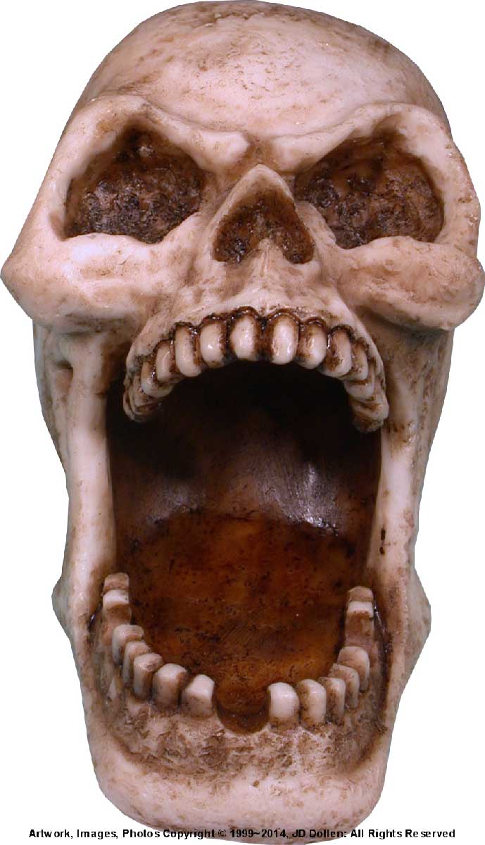 #0400-2894-05: Halloween Voodoo Demon Devil Vampire Human Skull - Open Mouth - Small Ashtray Candy Dish, FREE SHIPPING!