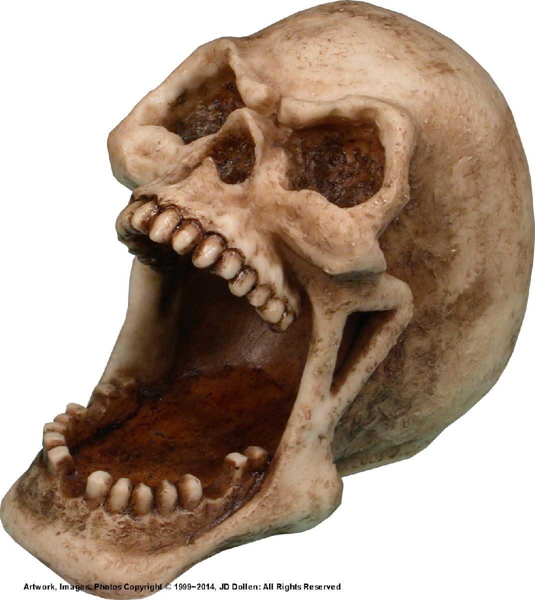 #0400-2894-05: Halloween Voodoo Demon Devil Vampire Human Skull - Open Mouth - Small Ashtray Candy Dish, FREE SHIPPING!