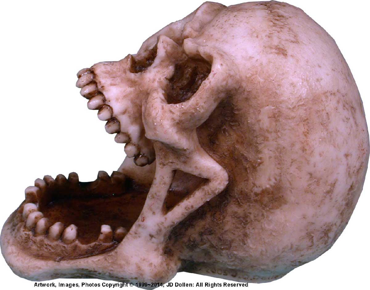 #0400-2894-05: Halloween Voodoo Demon Devil Vampire Human Skull - Open Mouth - Small Ashtray Candy Dish, FREE SHIPPING!