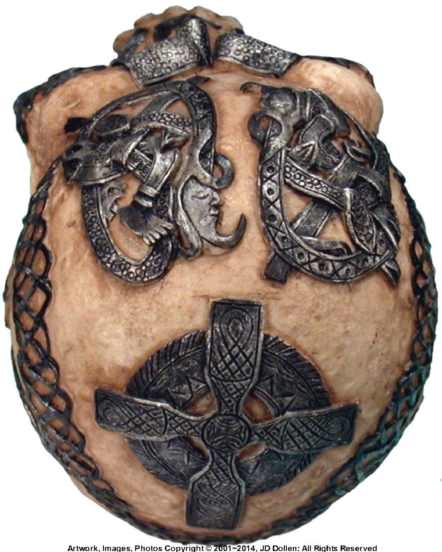 #0400-2894-08: Halloween Voodoo Demon Devil Vampire Tribal Tattoo Celtic Skull - Open Mouth - Small Ashtray Candy Dish, FREE SHIPPING!