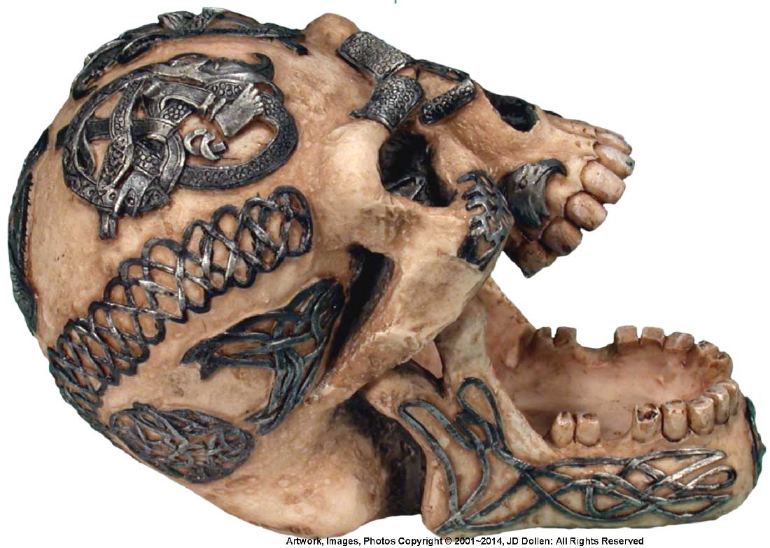 #0400-2894-08: Halloween Voodoo Demon Devil Vampire Tribal Tattoo Celtic Skull - Open Mouth - Small Ashtray Candy Dish, FREE SHIPPING!