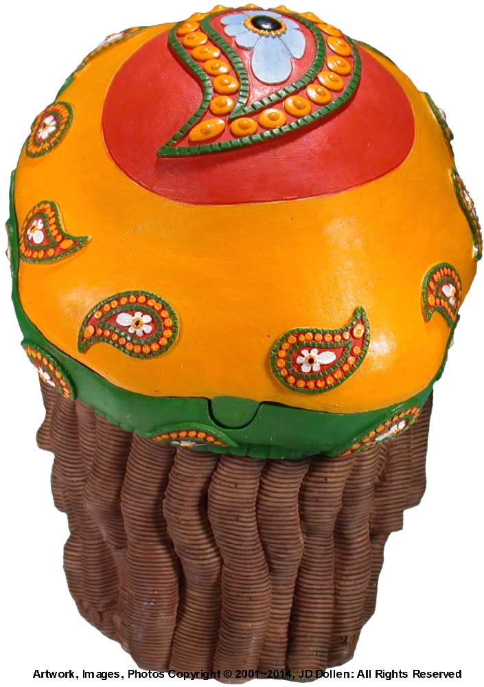 #0400-2895-18: Halloween Voodoo Pirate Jamaican Rasta Devil-Demon Skull - Medium Sized Ashtray Candy Dish, FREE SHIPPING!