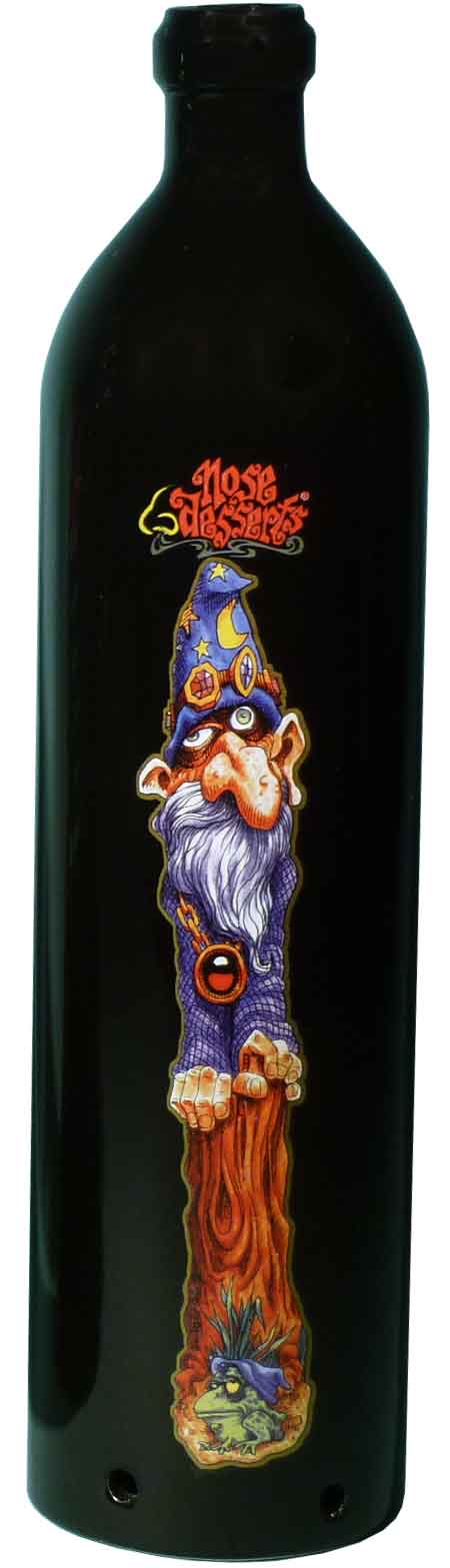 #3101-2844: Sandalwood and Frog Wizard Wonderland Fantasy Design, Smoking Bottle Incense Burner - Ash-catcher, by Nose Desserts FREE SHIPPING!